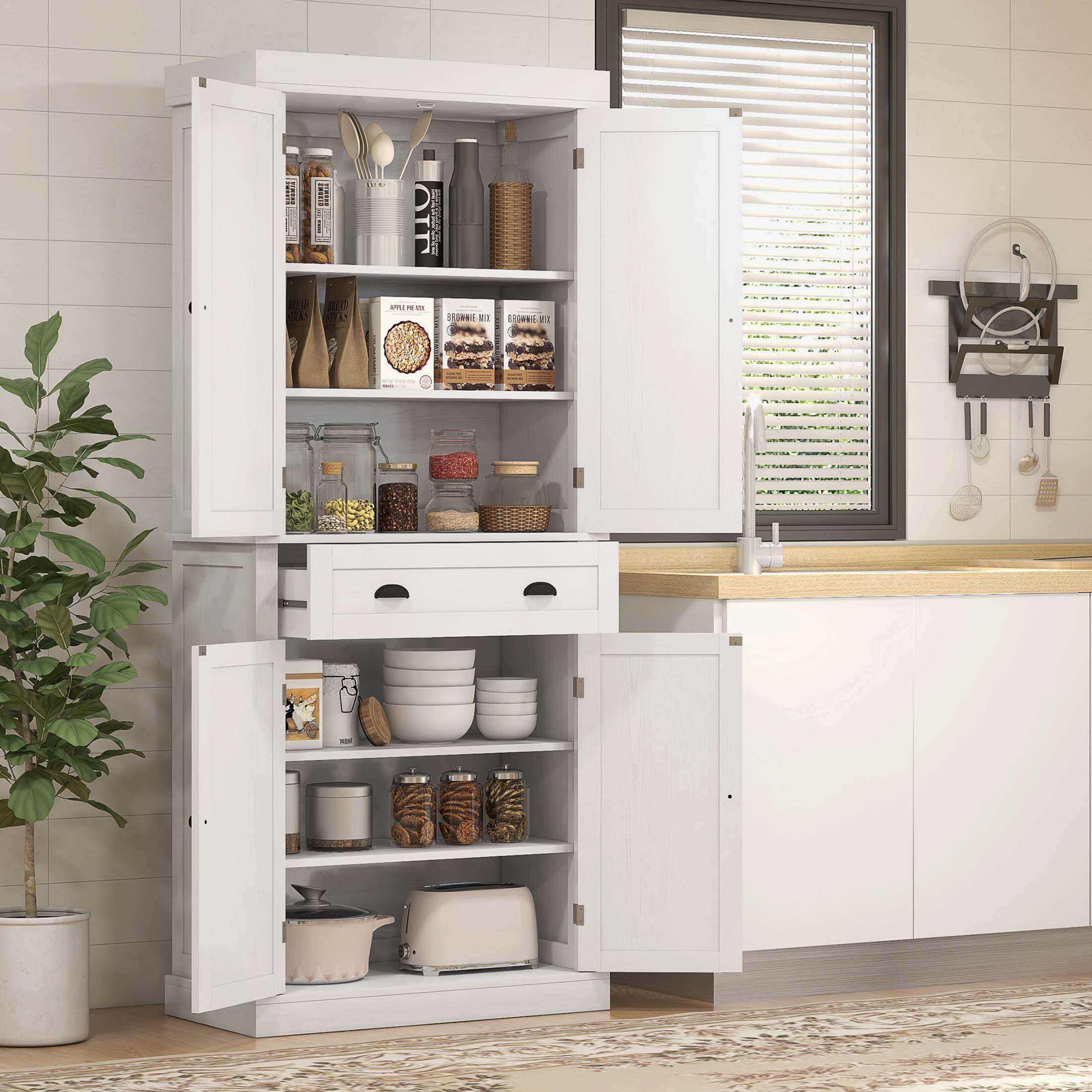 Ophelia & Co. 72.5" Kitchen Pantry Traditional